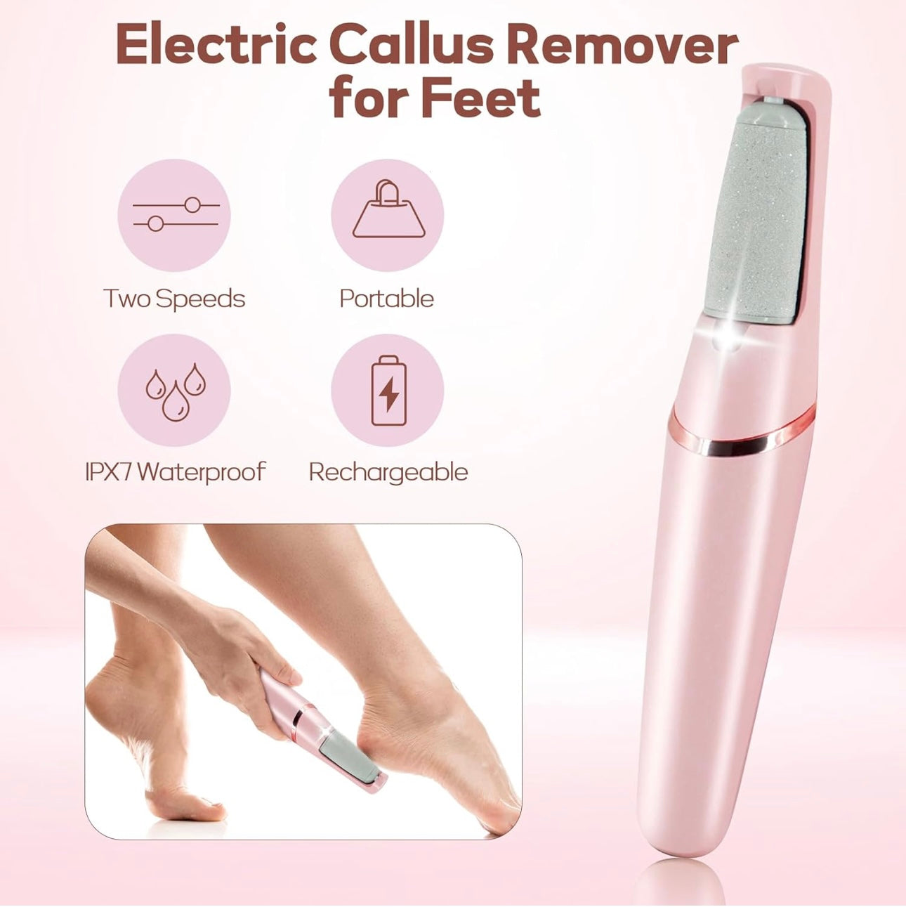 Electronic Callus Remover – Safe, Smooth, Salon-Style Pedicure at Home