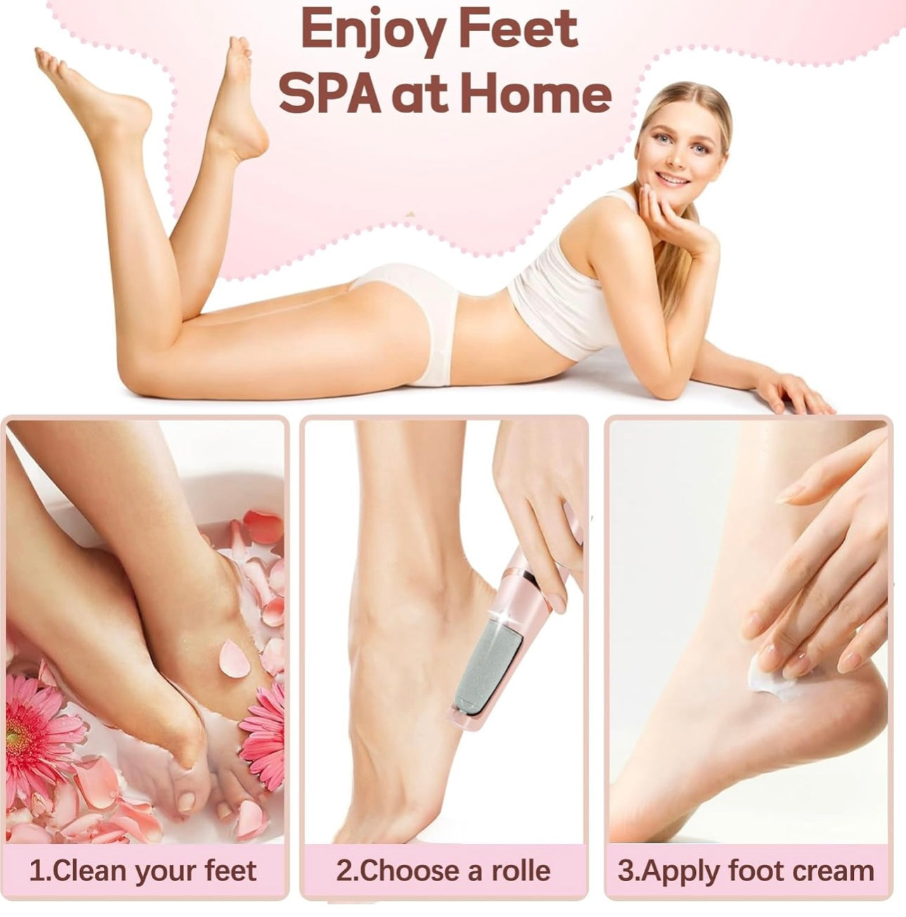 Electronic Callus Remover – Safe, Smooth, Salon-Style Pedicure at Home