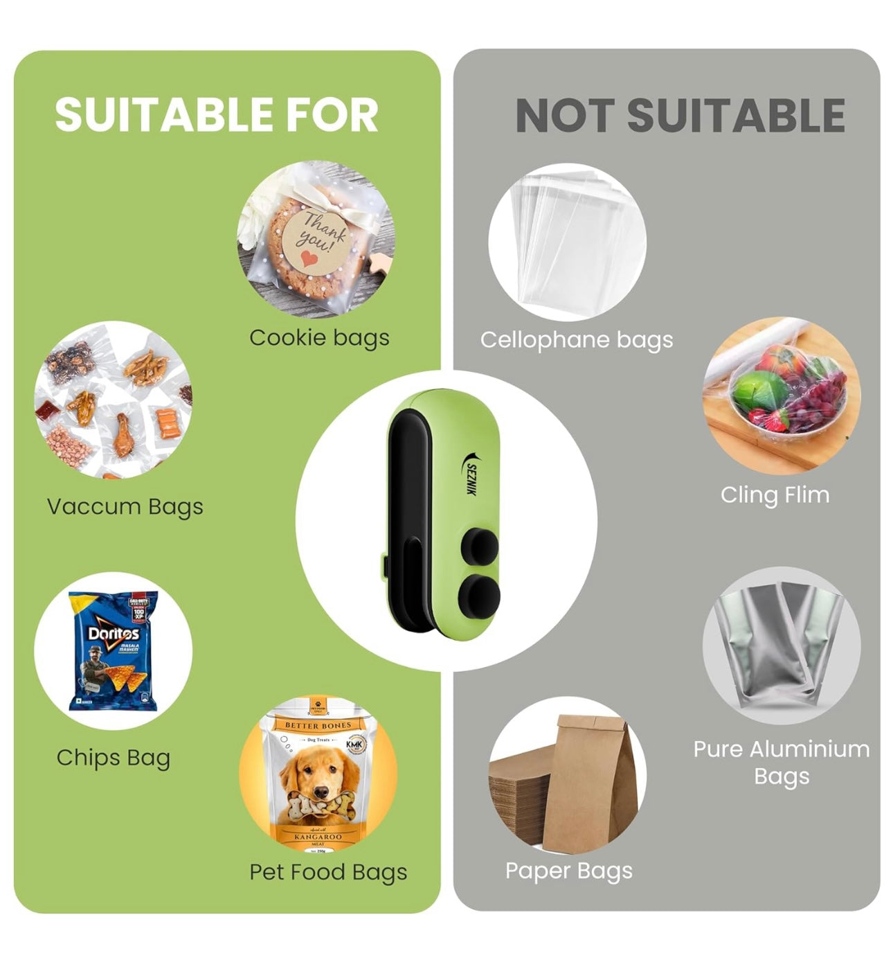 Portable Mini Sealing Machine – Handheld Sealer for Snacks & Food Bags