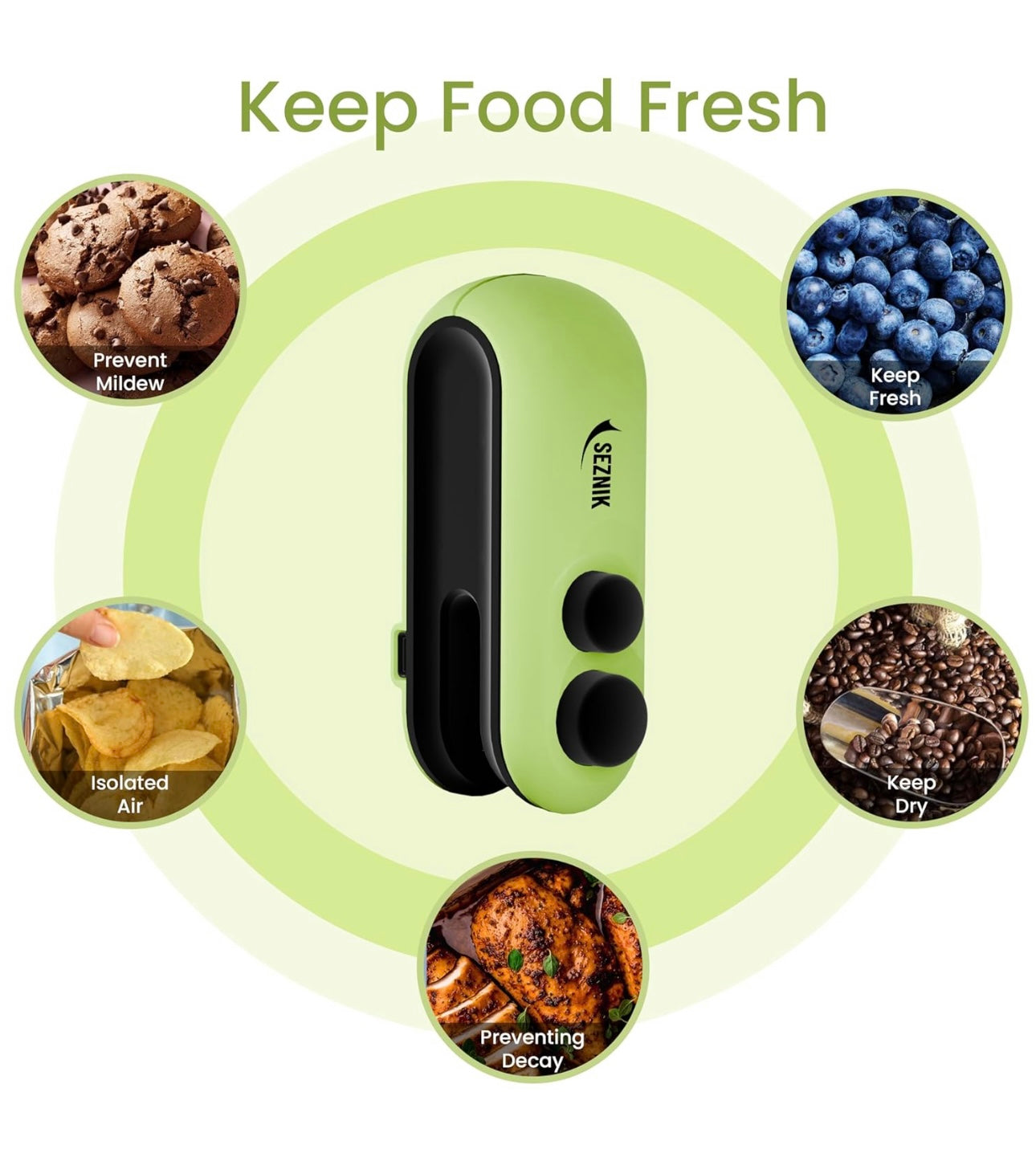 Portable Mini Sealing Machine – Handheld Sealer for Snacks & Food Bags