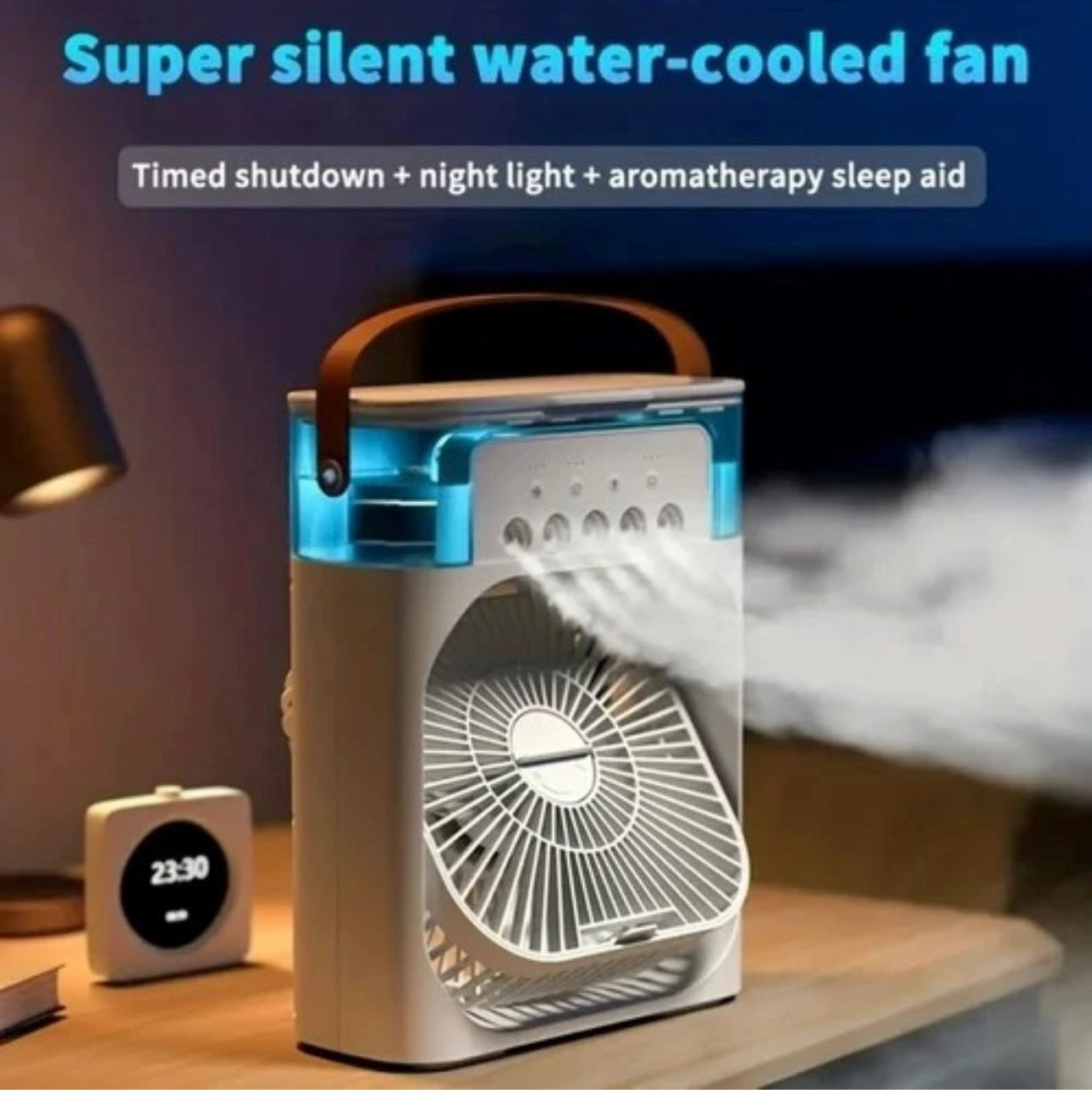 Portable Mini Air Cooler – Rechargeable USB AC Fan for Home & Office