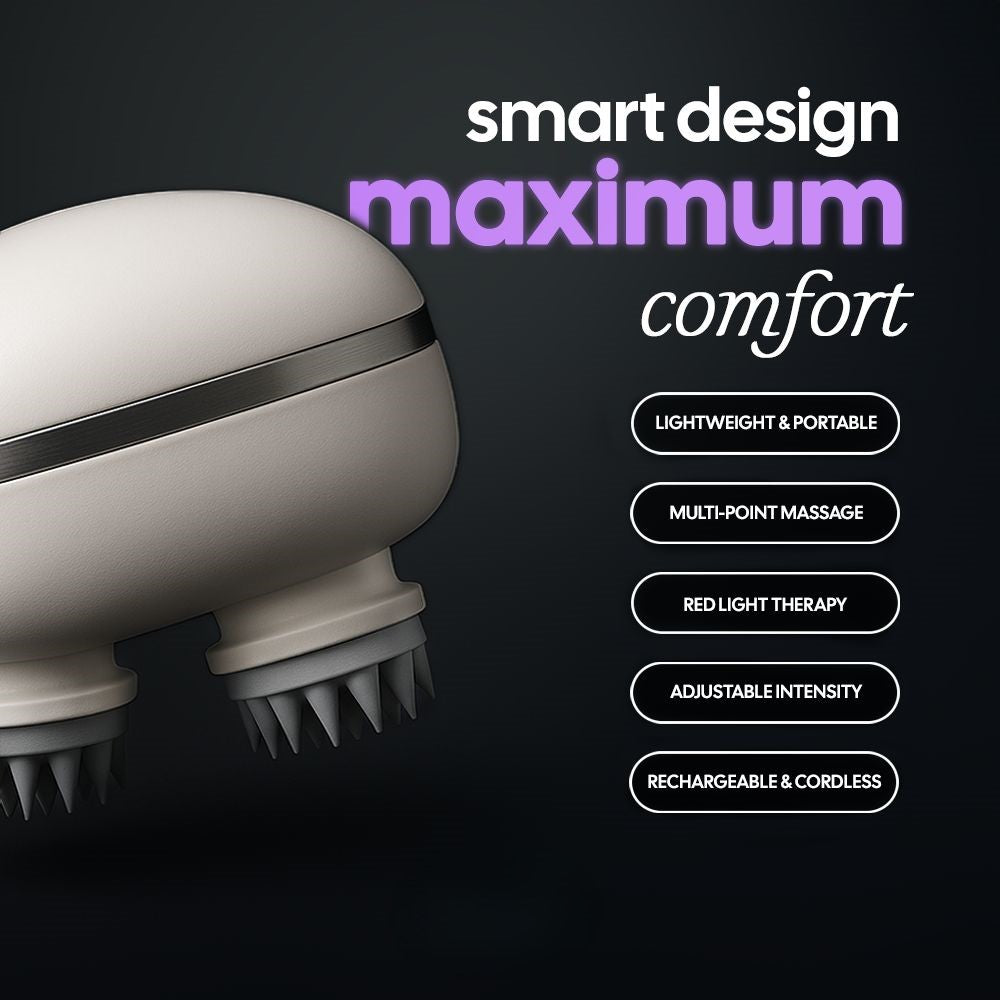 Electric Scalp & Hair Growth Massager – Relaxing Head & Body Therapy Tool