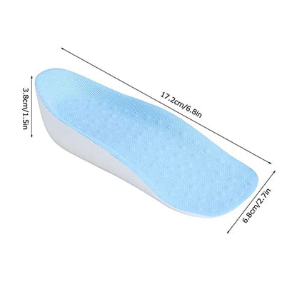 Adjustable Height Insoles for Men & Women | Orthopedic Heel Support for Posture, Back & Knee Relief