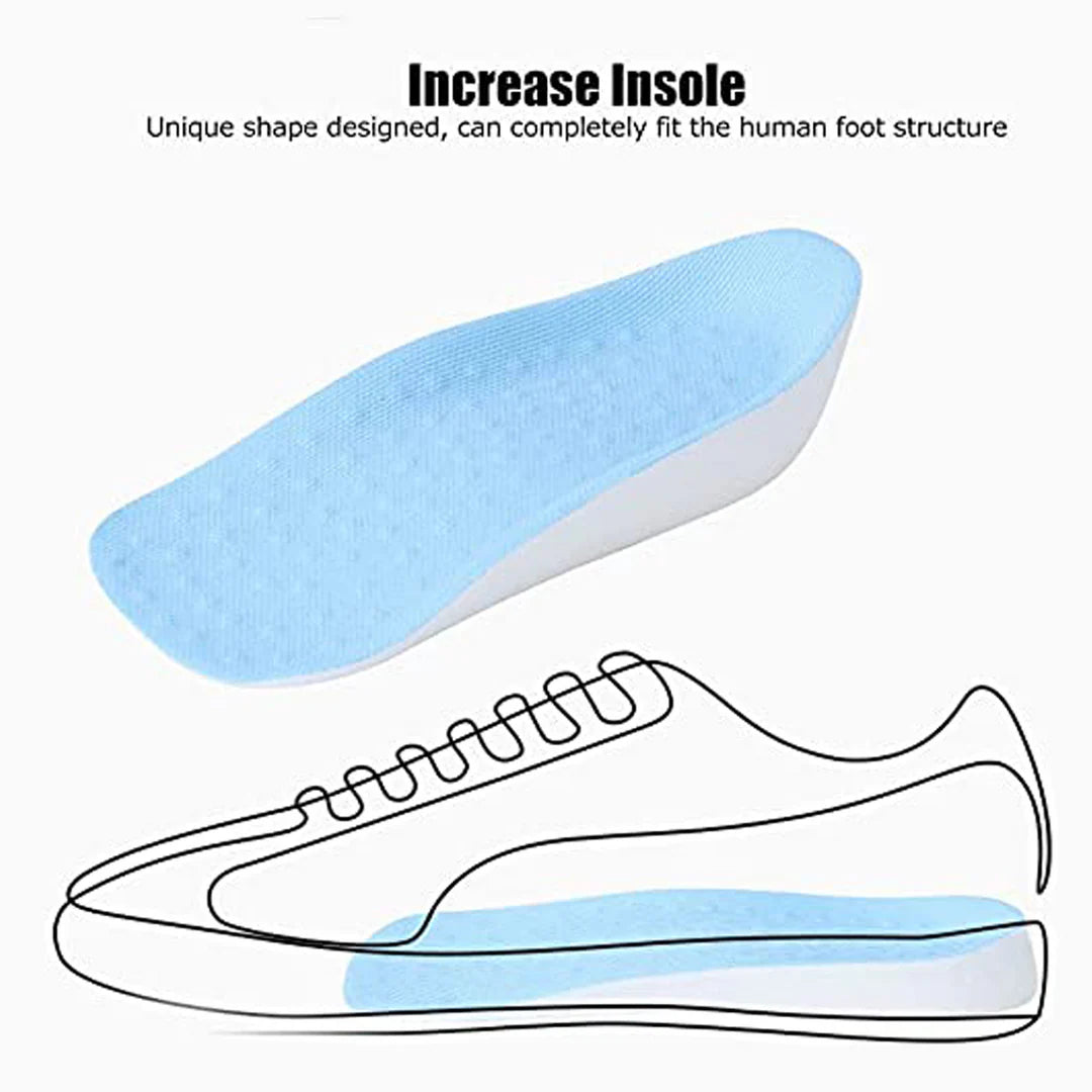 Adjustable Height Insoles for Men & Women | Orthopedic Heel Support for Posture, Back & Knee Relief