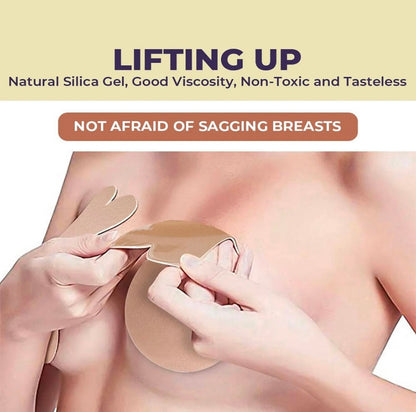 Nude Reusable Breast Lift Cups – Comfortable, Invisible Lift for C–D Sizes