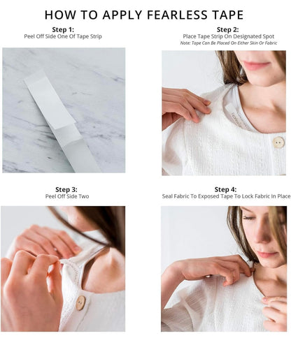 Invisible Fashion Tape – Strong, Gentle & Skin-Safe for All-Day Hold