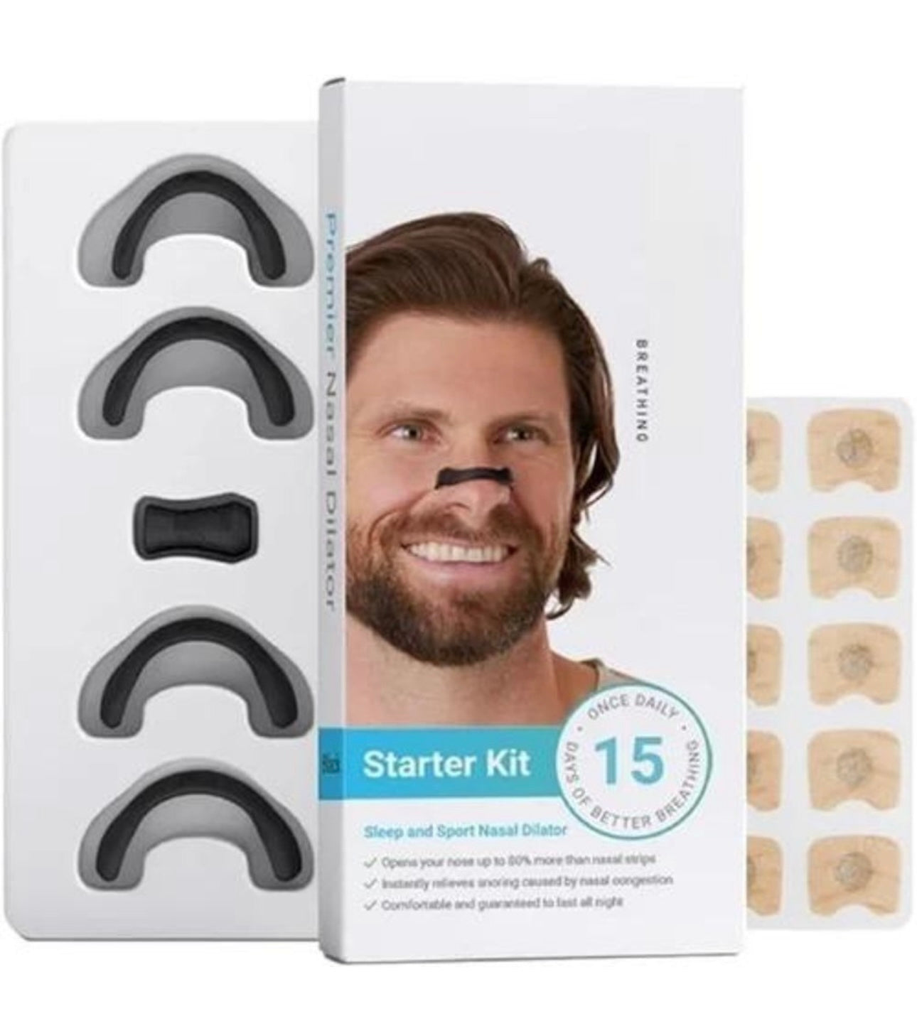 Extra Strength Nasal Strips – Reduce Snoring, Boost Oxygen, Sleep Peacefully (15 Count)