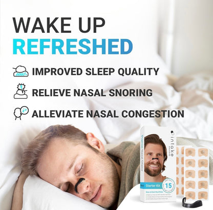 Extra Strength Nasal Strips – Reduce Snoring, Boost Oxygen, Sleep Peacefully (15 Count)