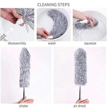 Expandable Microfiber Duster for Ceiling Fans, Blinds & Hard-to-Reach Areas