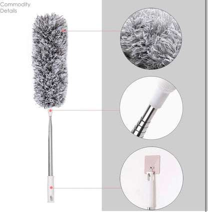 Expandable Microfiber Duster for Ceiling Fans, Blinds & Hard-to-Reach Areas